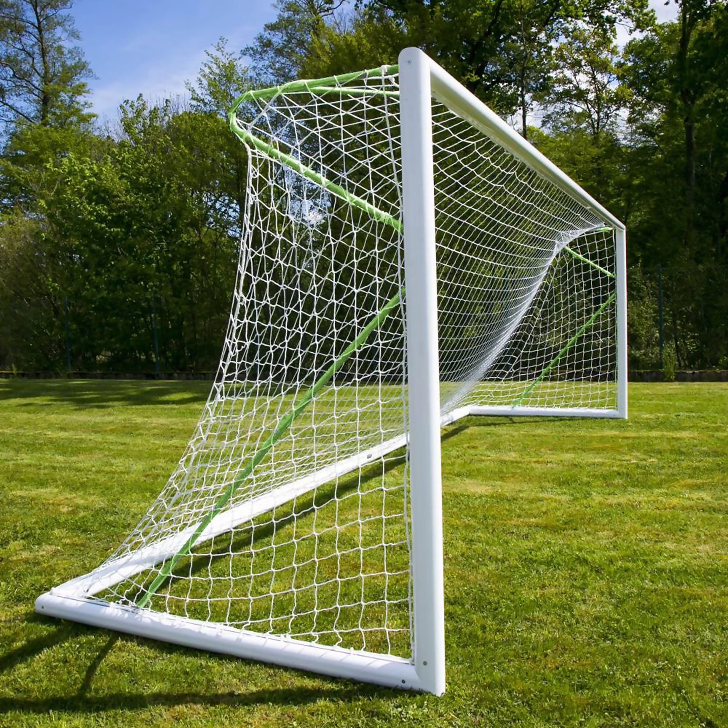 Transportable professional 11-a-side football goal aluminium - 7.32 m x 2.44 m Powershot