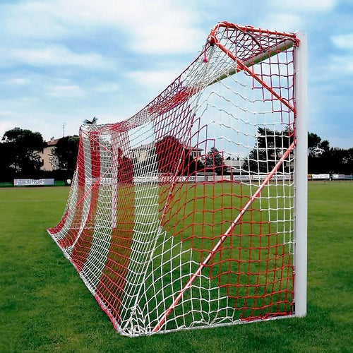 Transportable professional 11-a-side football goal aluminium - 7.32m x 2.44m with net Powershot