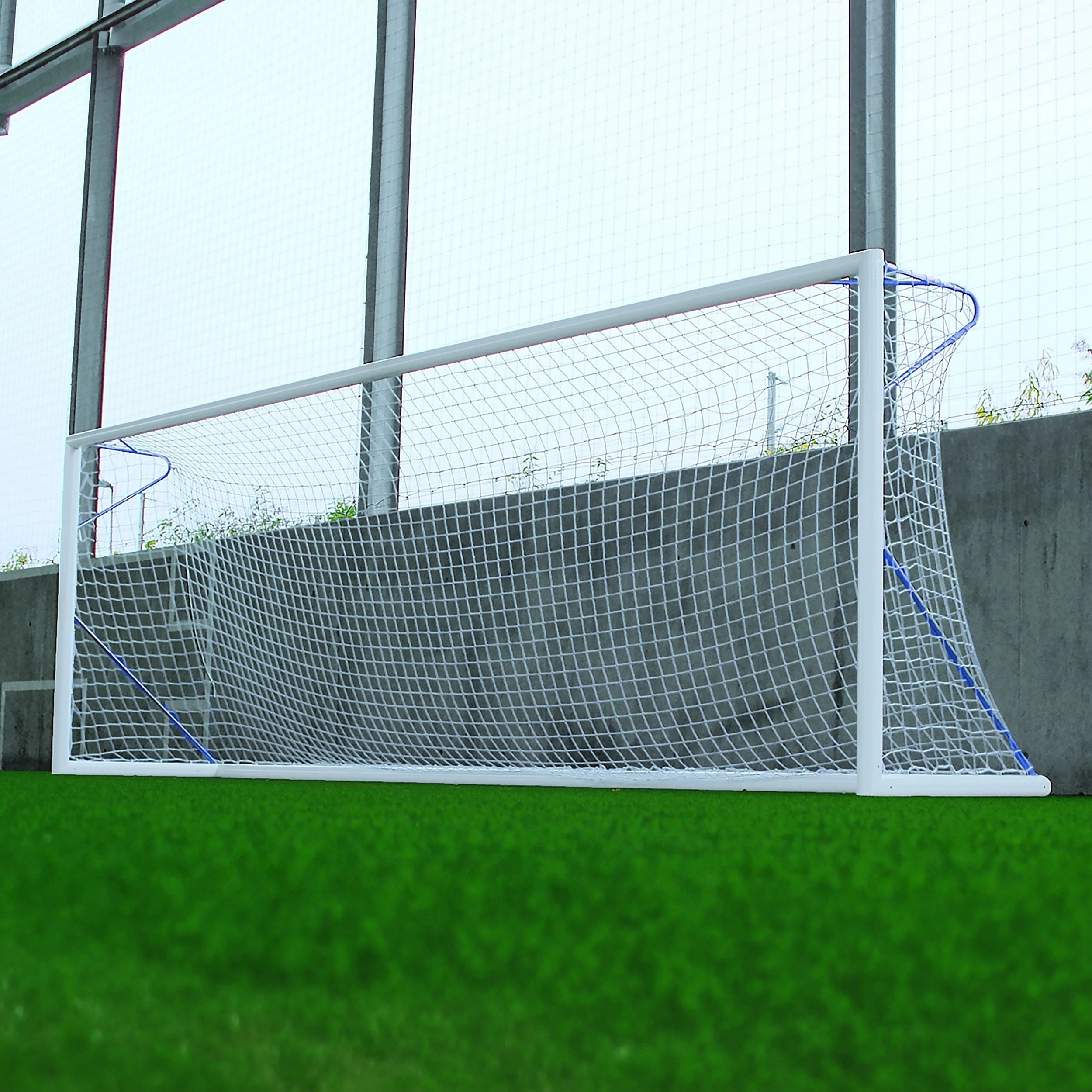 8 a side football goal transportable aluminium - 6 m x 2.1 m - Ø80 mm Powershot