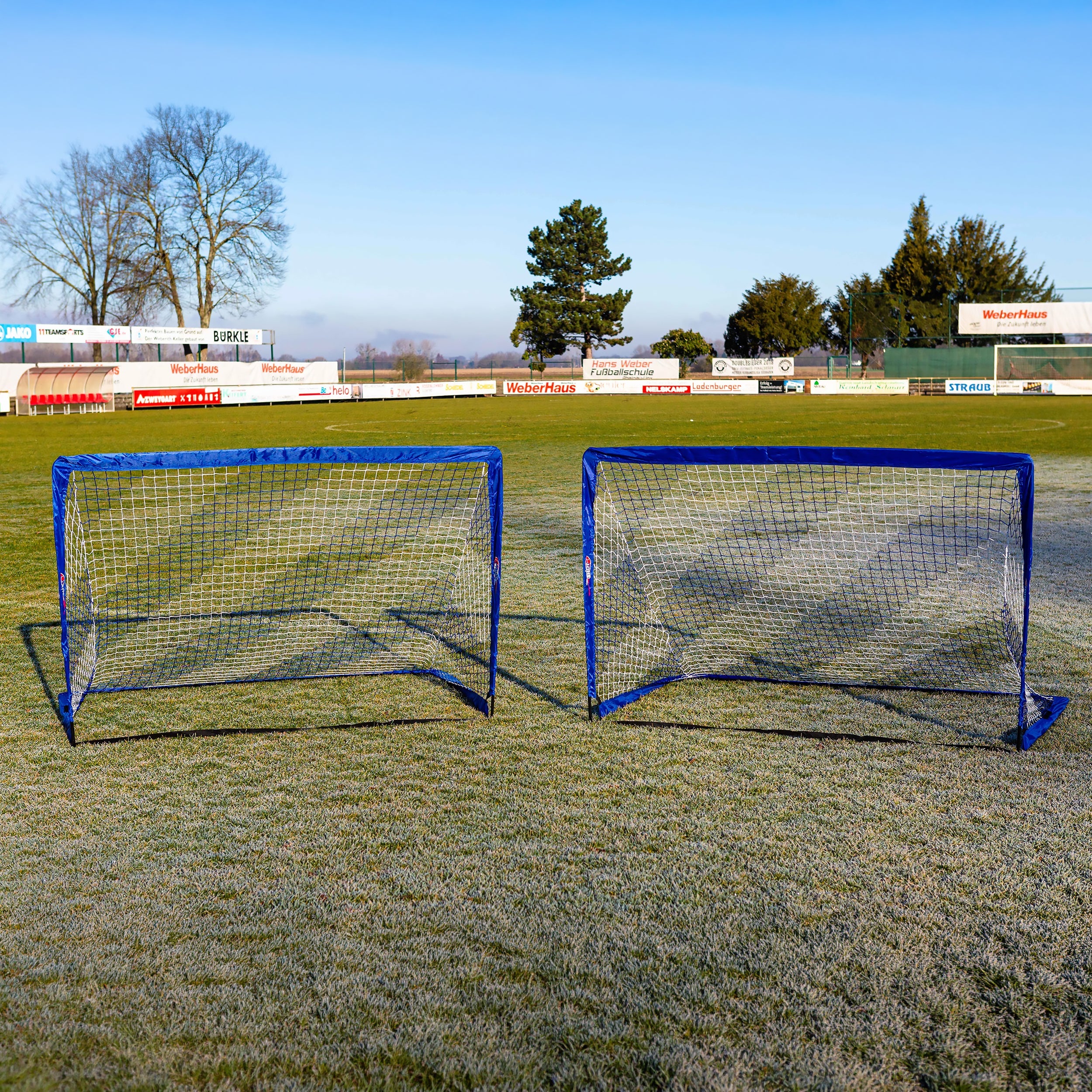 Pair of pop up goals - 1,2m x 0,9m (4' x 3') Powershot