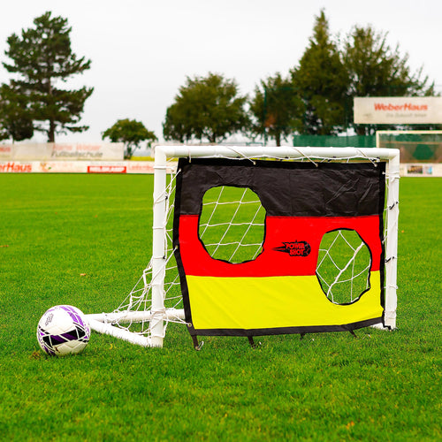 Football uPVC Goal with Shooting Wall - 1.2m x 0.8m Powershot