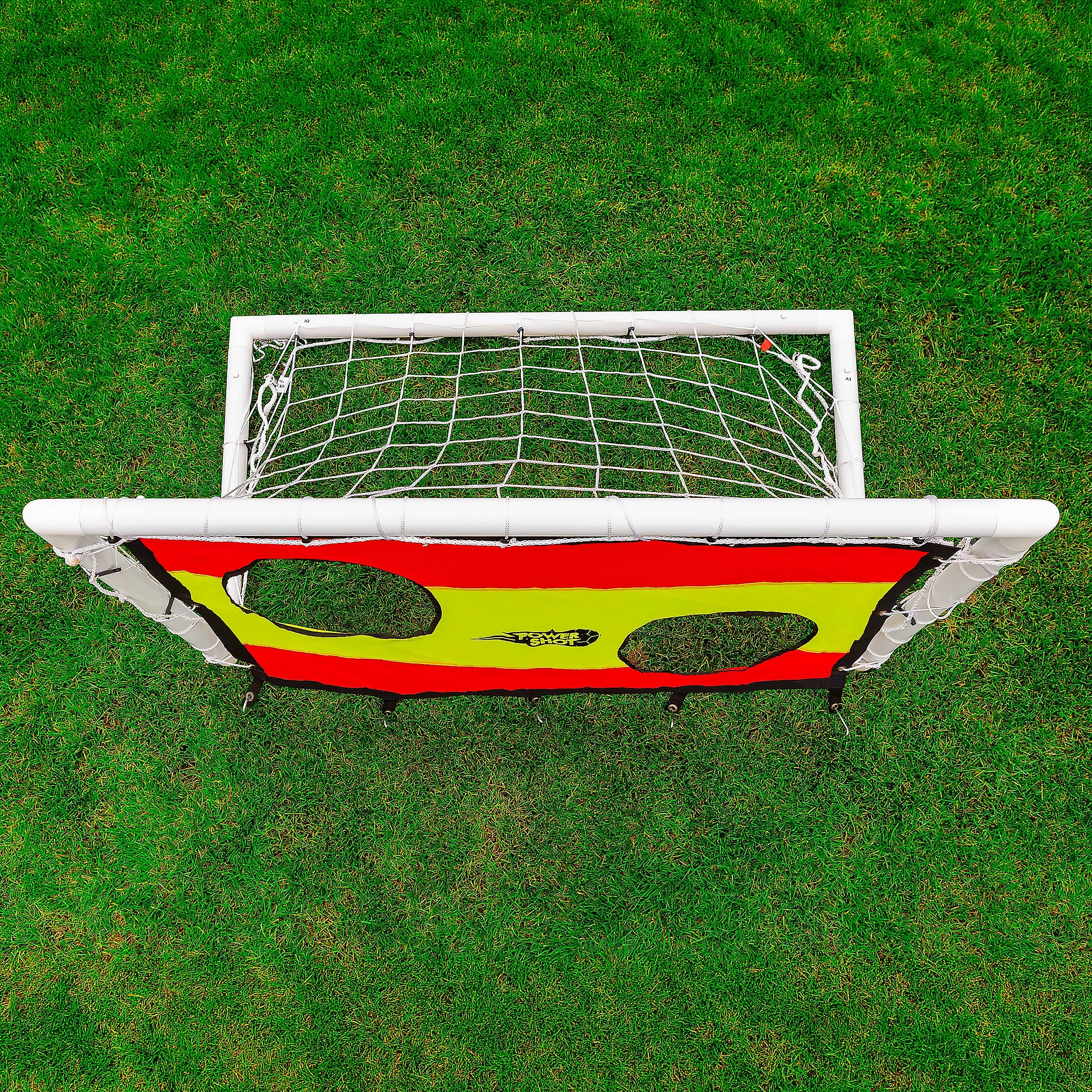 Football uPVC Goal with Shooting Wall - 1.2m x 0.8m Powershot