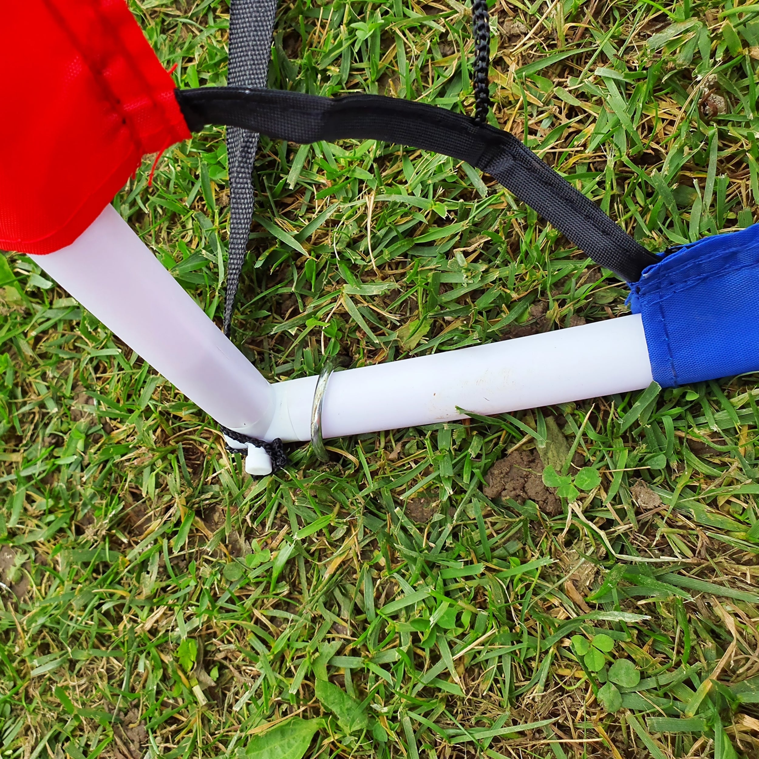 Pair of football goals - 110cm x 80cm - with ball and pump Netsportique