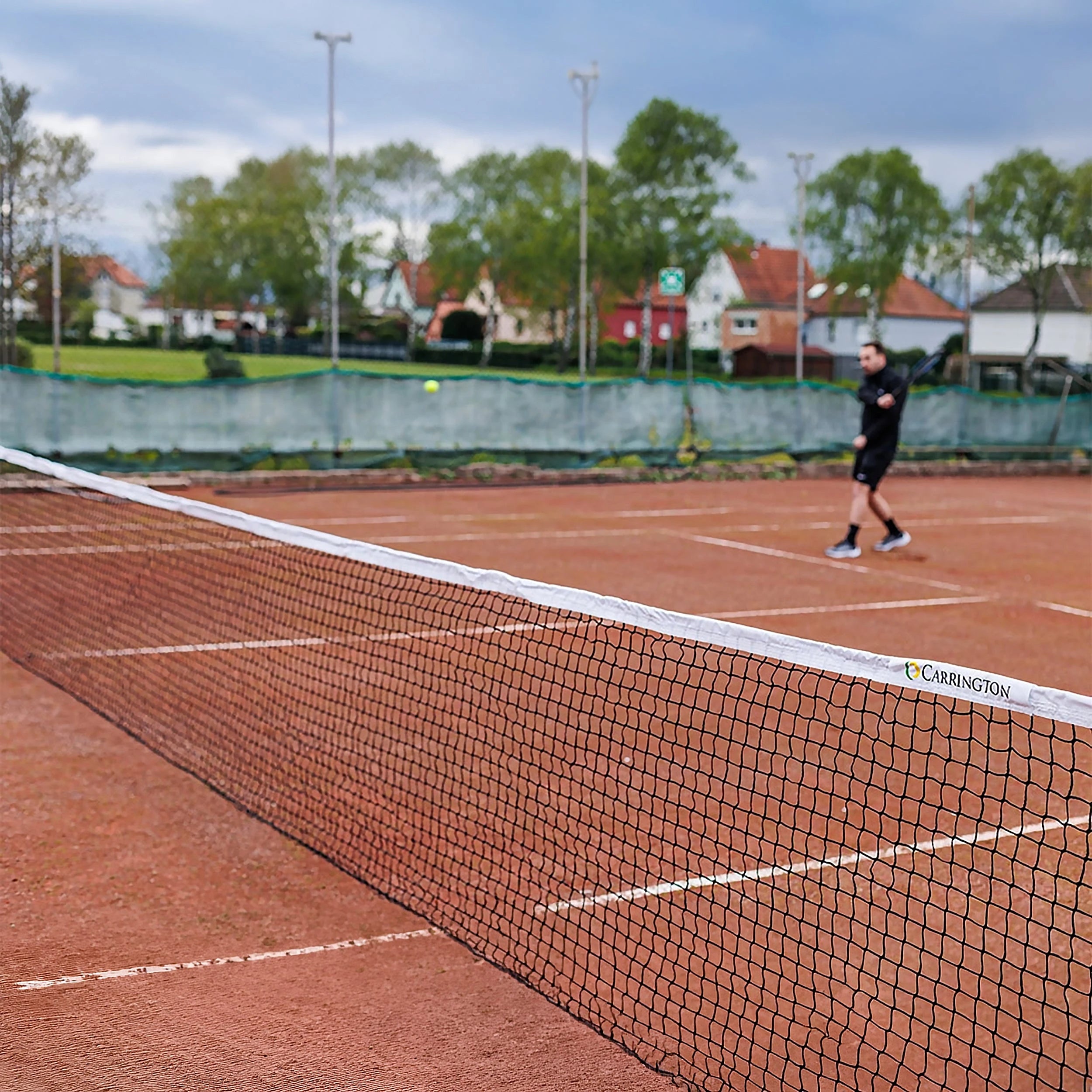 Expert 3mm tennis net - 12.70m x 1.05m Carrington