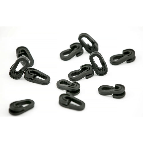 Set of 40 black net clips Powershot