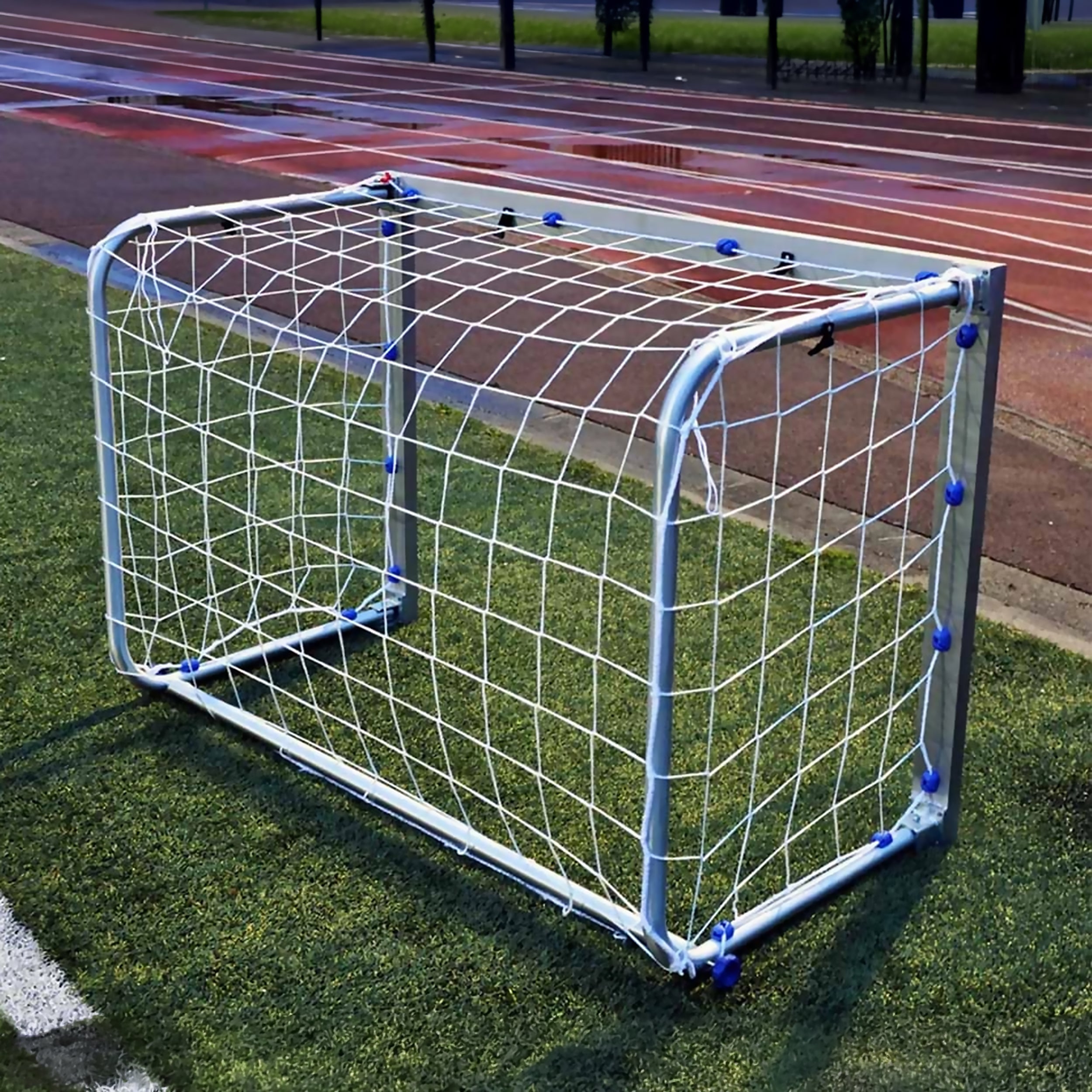 Aluminium folding football goal self weighted - 1.2m x 0.8m Powershot