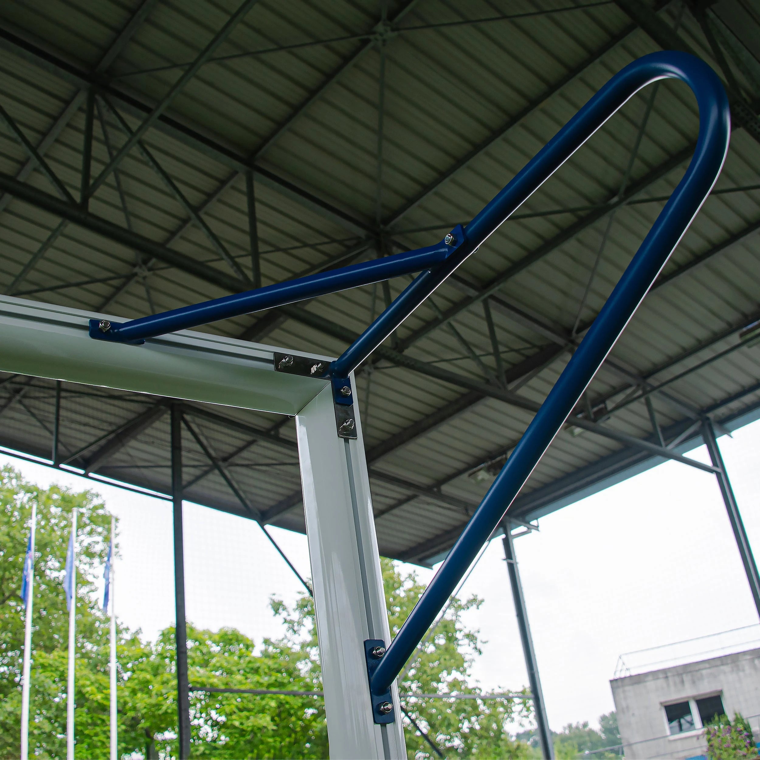 Transportable professional 11-a-side football goal aluminium - 7.32 m x 2.44 m Powershot