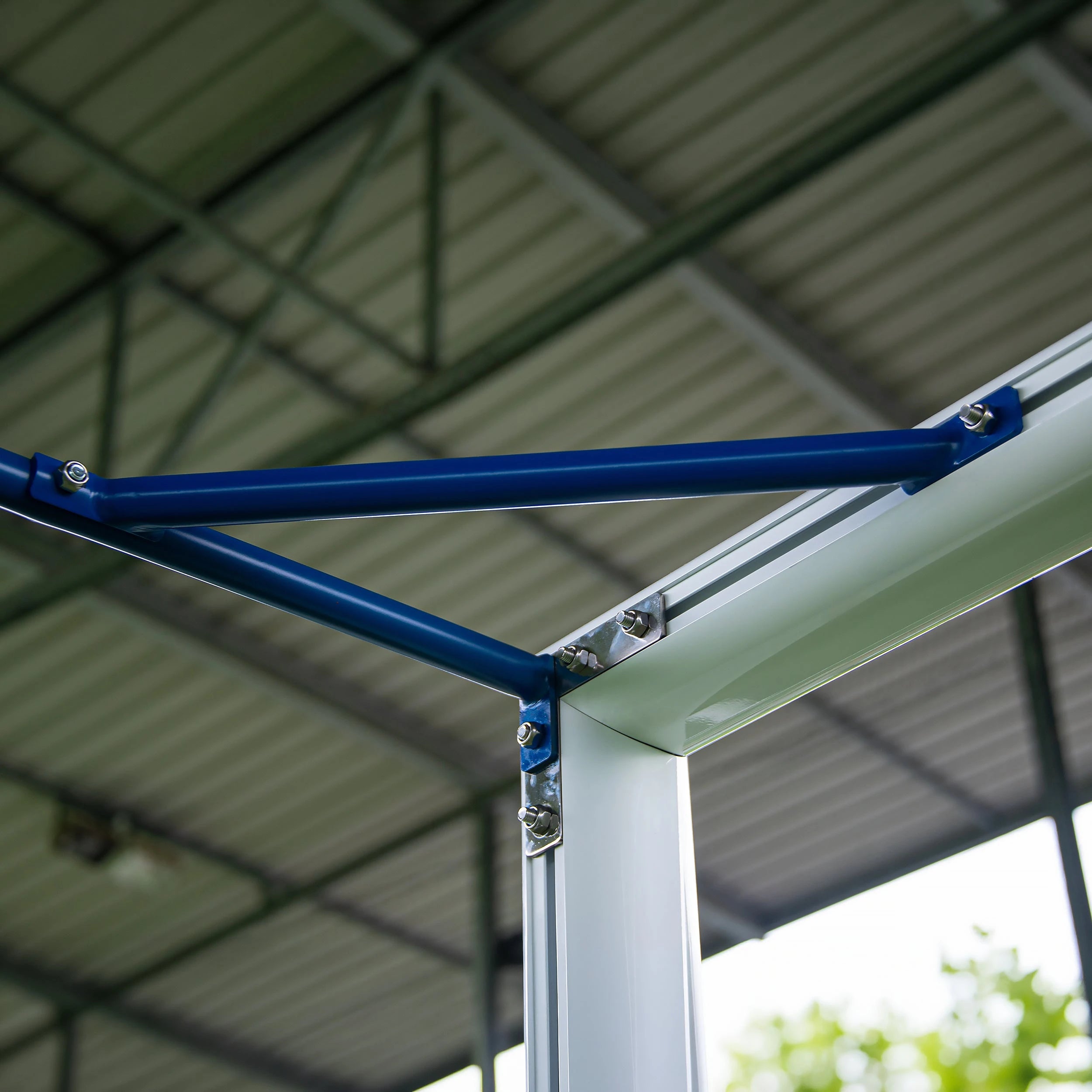 Transportable professional 11-a-side football goal aluminium - 7.32 m x 2.44 m Powershot