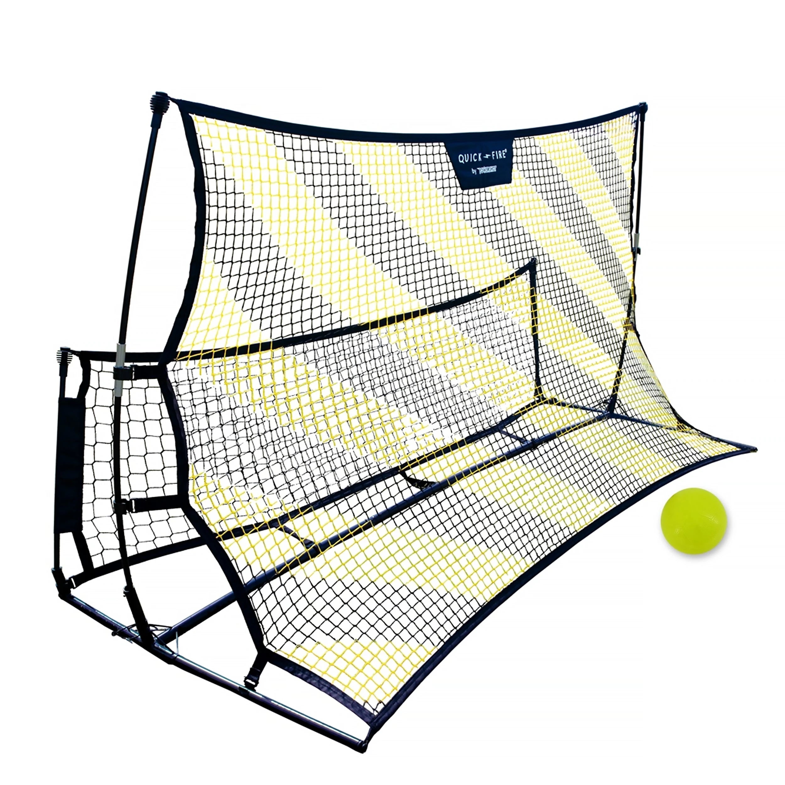 Football trainer two sided rebound net with ball Powershot