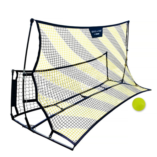 Football trainer two sided rebound net with ball Powershot