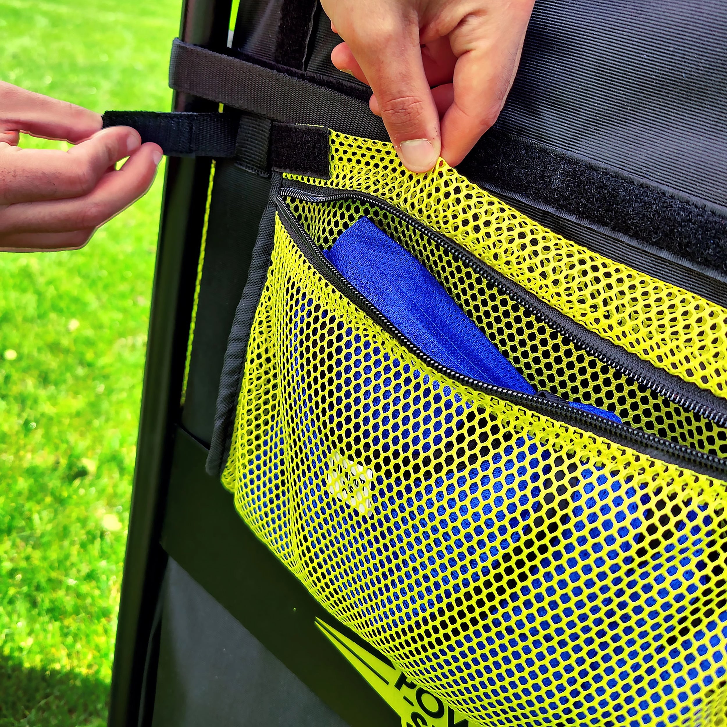 Basketball Equipment Cart with Bib Storage Bag Powershot