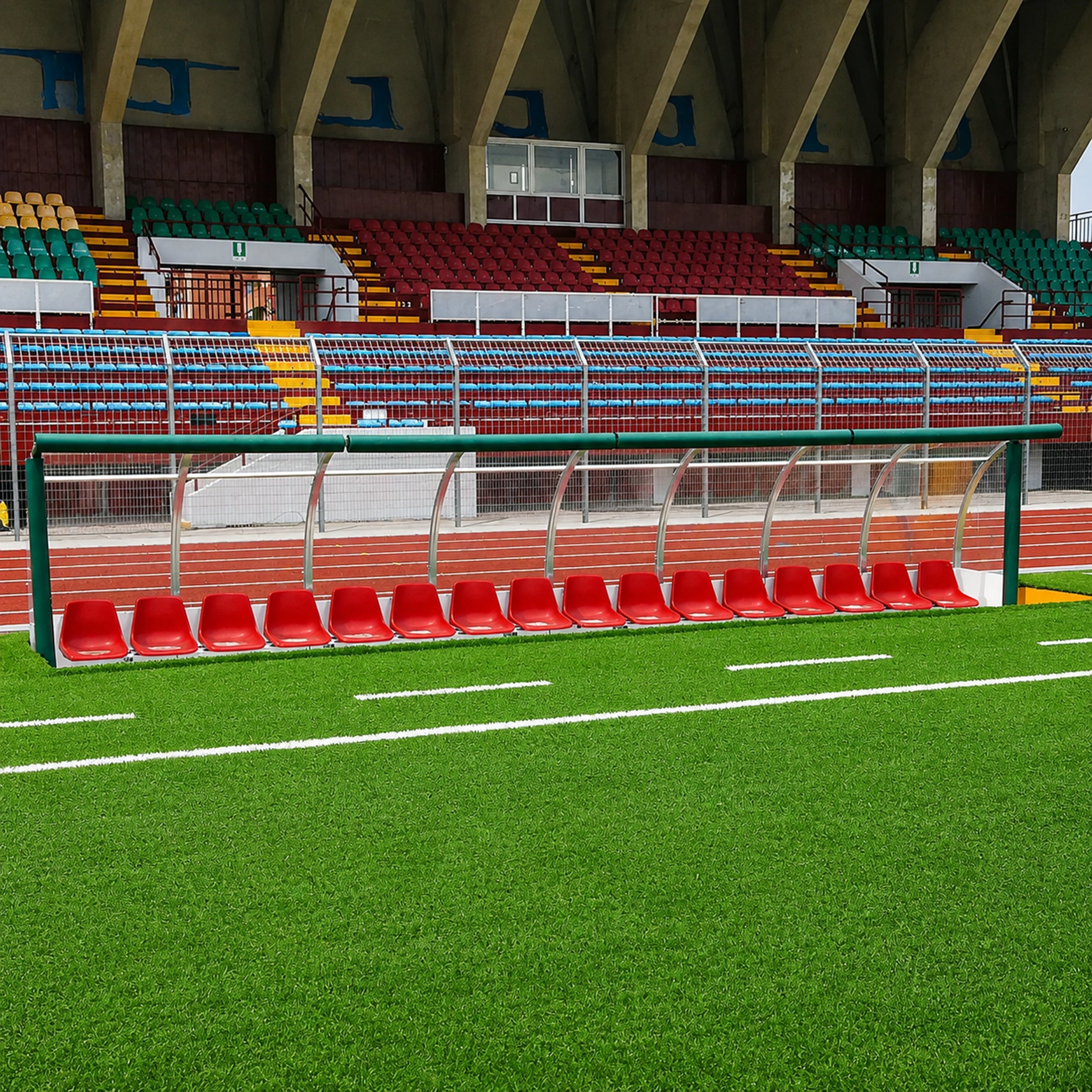 Footbal Dugout 2 - 3m Powershot