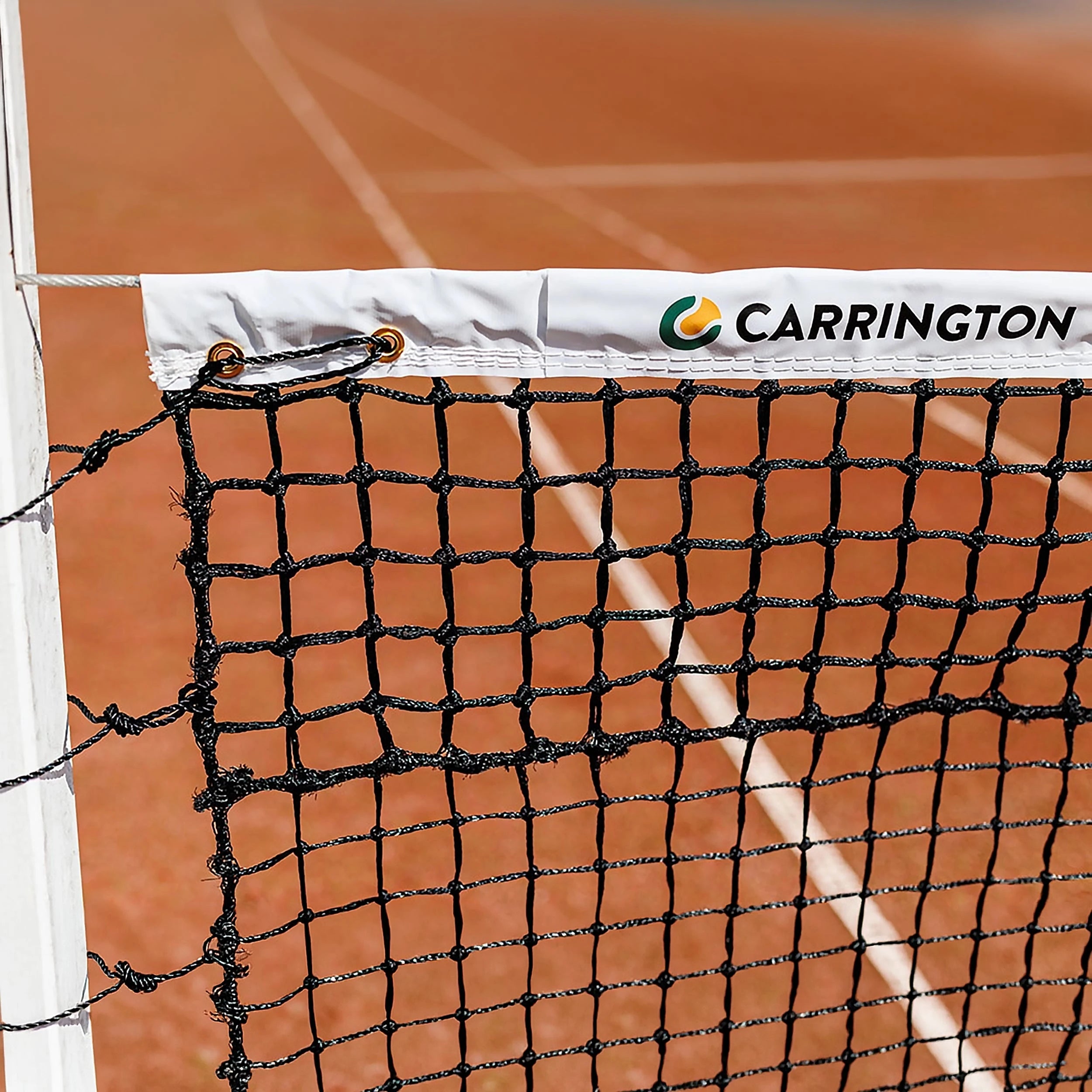 Expert 3.5mm tennis net double mesh clay special - 12.70m x 1.05m Carrington