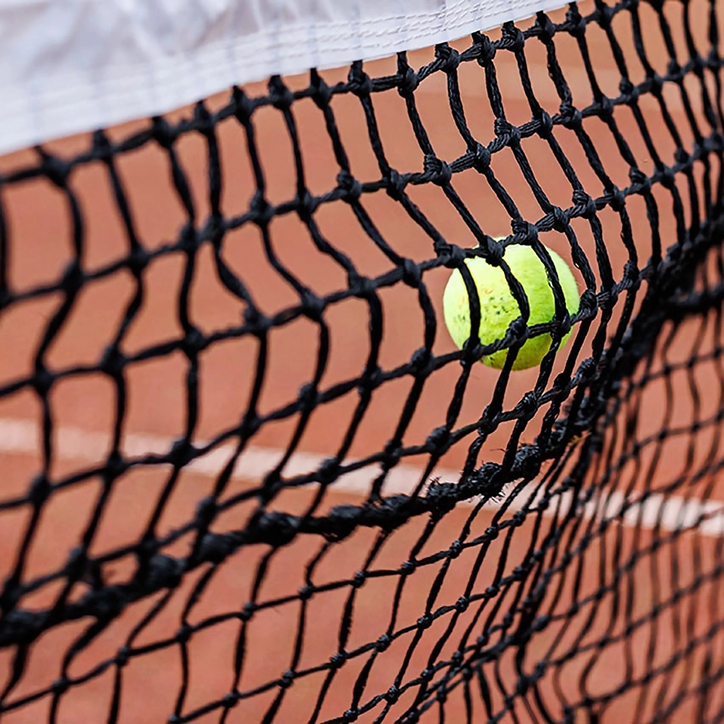 Expert 3.5mm tennis net double mesh clay special - 12.70m x 1.05m Carrington