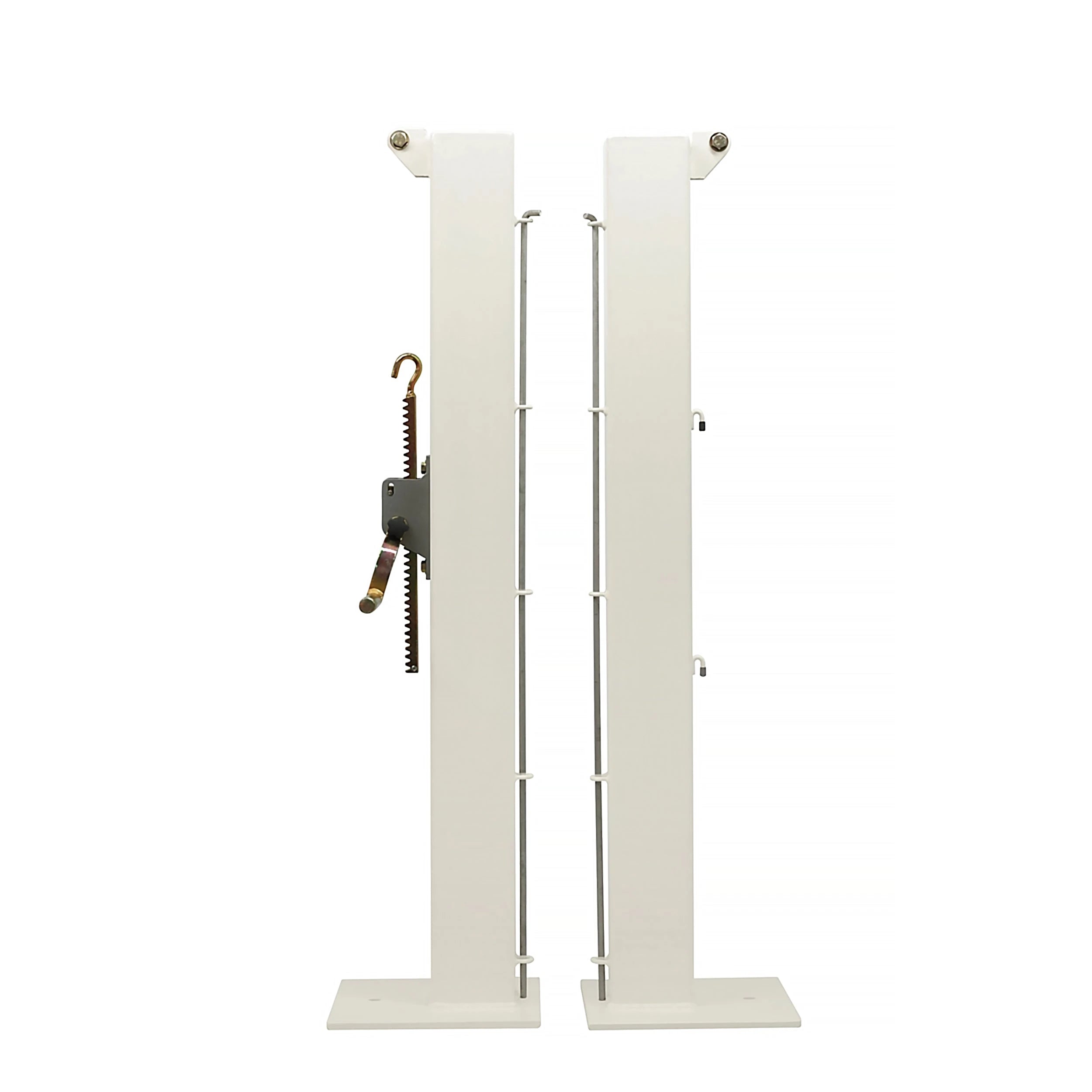 Square tennis posts on base plates - 100mm x 100mm Carrington