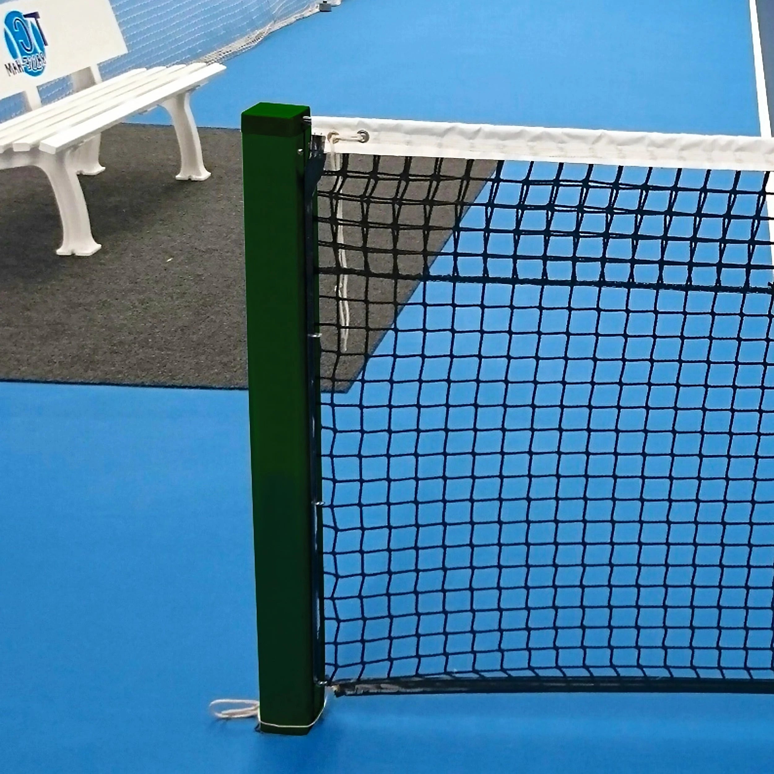 Socketed square tennis posts - 80mm x 80mm Carrington